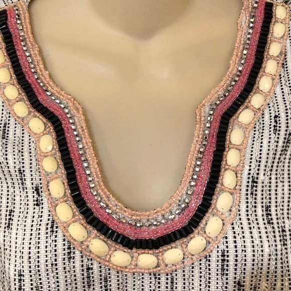 Kay Unger gray and white‎ mingled dress - Picture 11 of 12